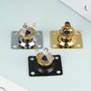 Electric Guitar Jack Output Plate Guitar Output Jack Plate Square Shape Metal Compact Guitar Jack Socket Plate Guitar