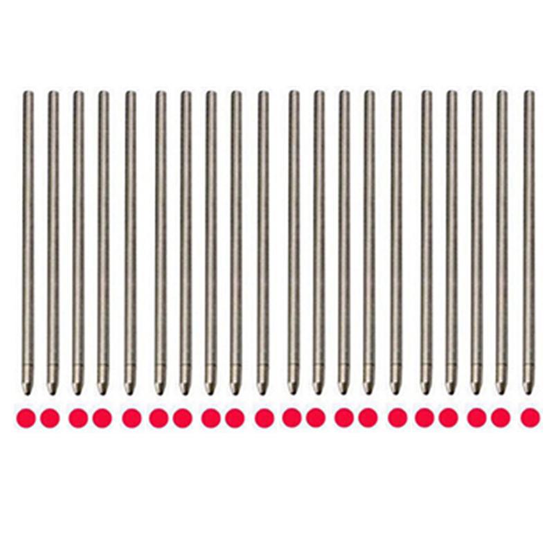 5/10/50 PCS 67mm Pen Refill Metal Ballpoint Pen Refills Office School Supplies Stationery Gifts Blue Black Pen Refills