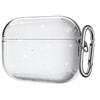 Bling Glitter Soft TPU Transparent Earphones Case With Hook For Airpods Pro Silicone Cover For Air Pods 3 2 1 Cover Accessories