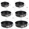 Non-Stick Round Carbon Steel Springform Cake Pan - For Chiffon Cake