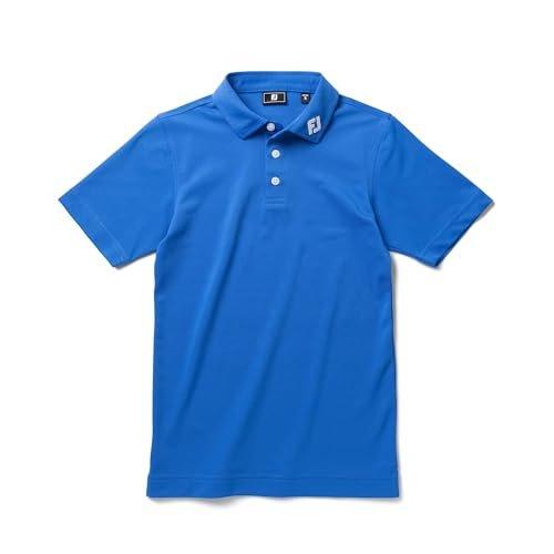 FootJoy Junior Golf Essential Solid Stretch Pique Polo Shirt FJJ-S26-BES01 Yellow XS