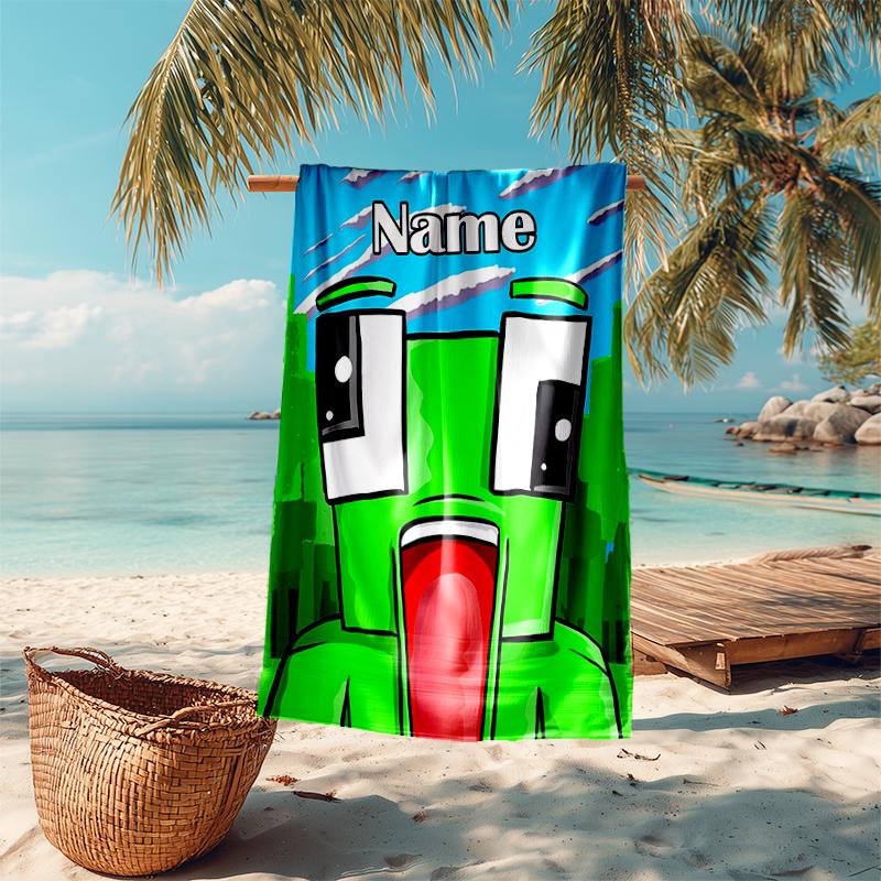 Personalized Customized Proof Beach Towel with Gaming Unspeakable Pattern - Soft, Absorbent,quick-drying,perfect Swimming,camping&bathing