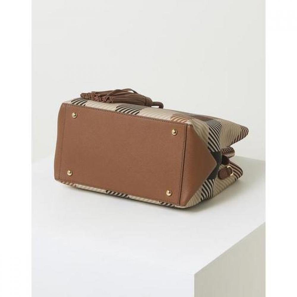 Daks Коричнева Велика Клітинка Сумка-шопер Dcba2e682w2