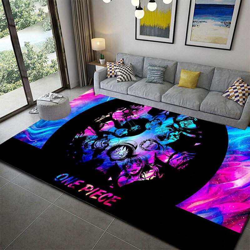 

One Piece Anime Bright Color Rug Soft Cozy Carpet for Bedroom Living Room Decor 60x90cm