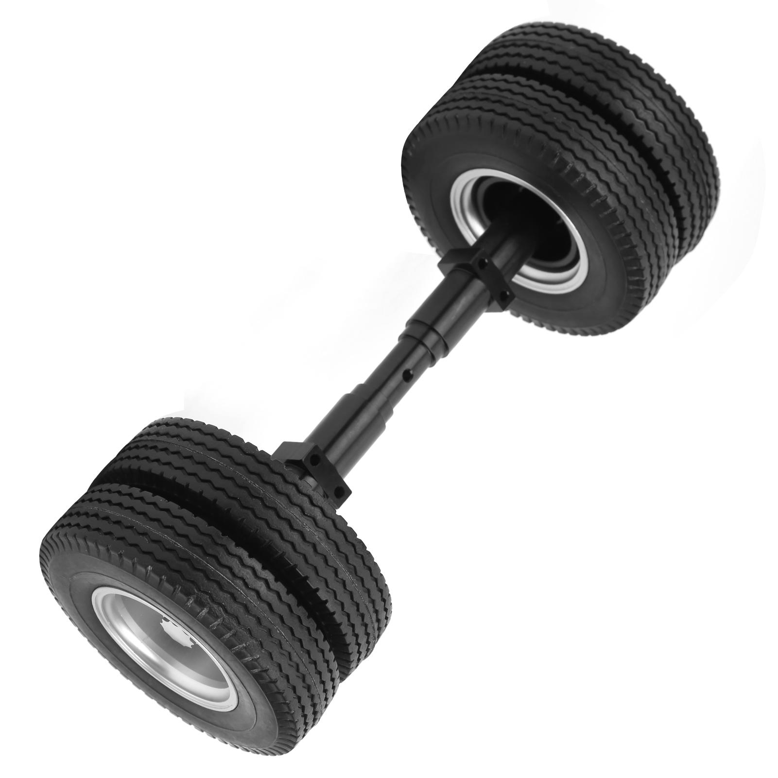 

NonPowered Rear Axle Tire 10 Hole Wheel Hub Fit for Tamiya 1/14 Tractor Trailer