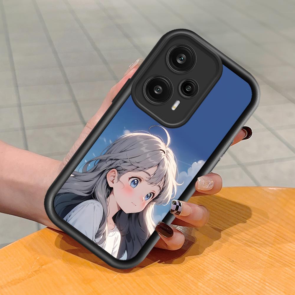 

Мягкий силиконовый квадратный чехол с рисунком лестницы для телефона, полное покрытие, противоударный защитный резиновый чехол для камеры для Xiaomi Redmi Xiaomi Poco C40 чёрный