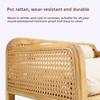 Handgeflochtenes Rattan Katzenbett Sommer Atmungsaktiv Haustier Sofa Multifunktionale Katzenhängematte Platzsparend Minimalistisch Liege für Wohnzimmer