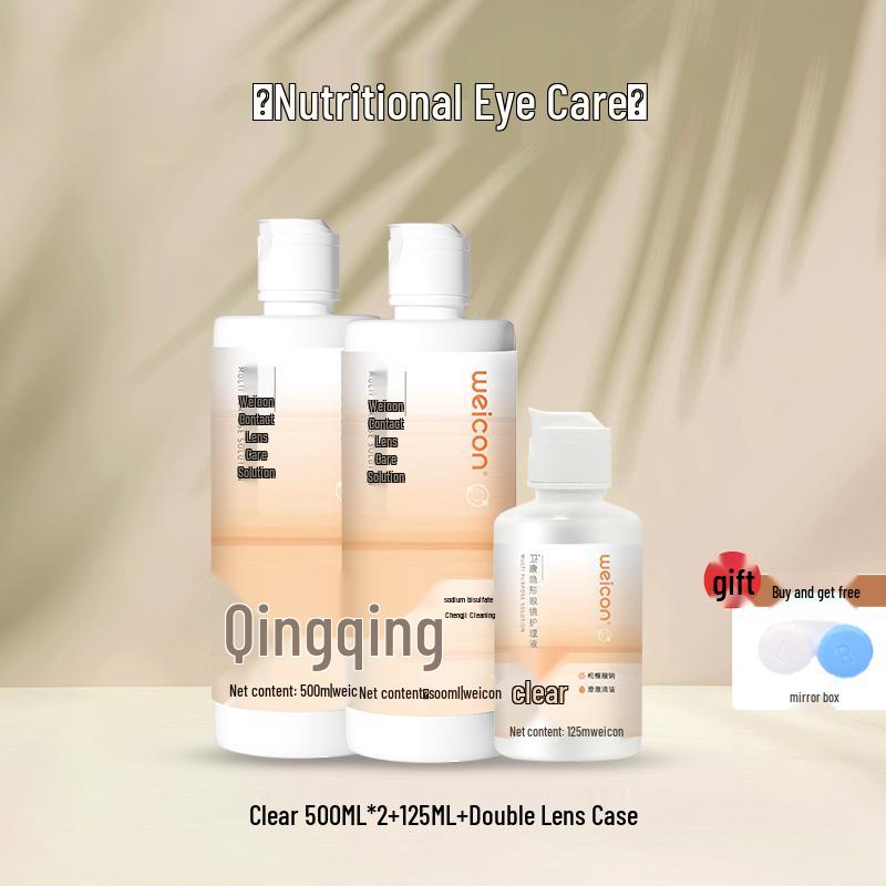 ვეიკანგ ჩენსი ფერადი კონტაქტური ლინზების ხსნარი ქალებისთვის - მიოპიის მოვლა, ხელმისაწვდომია დიდ და პატარა ბოთლებში