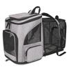 Pet Carrier Backpack Expandable For Cats Dogs Under 18 Lb | Breathable Mesh Cat Backpack Carrier Bag | Foldable Dog Backpack