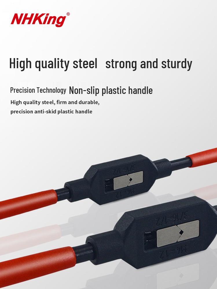 NHK Verstellbarer Hand-Gewindeschneidkluppen und Gewindebohrerhalter M1-M33 mit abgebrochenem Gewindebohrer-Auszieher