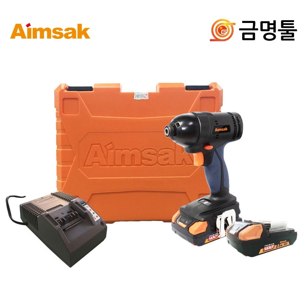 

IMSAK AI418M PLUS Ударный зарядный шуруповерт 18 В 2,5 Ач, 2 шт., 5 скоростей, контроль крутящего момента