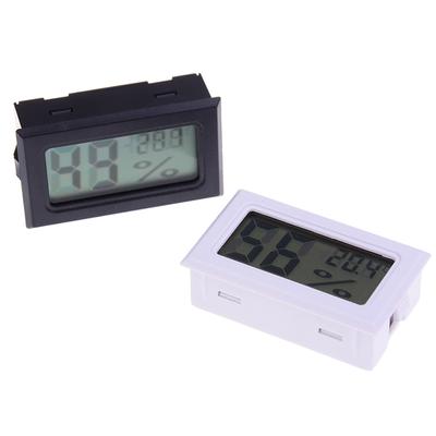Liten Digital LCD Termometer Hygrometer Fuktighet Temperatur Mätare Mätning