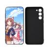 Nekopara-A For Samsung Galaxy S23 S24 S25 Ultra S22 Plus S21 Black Soft Case Waterproof Soft Case