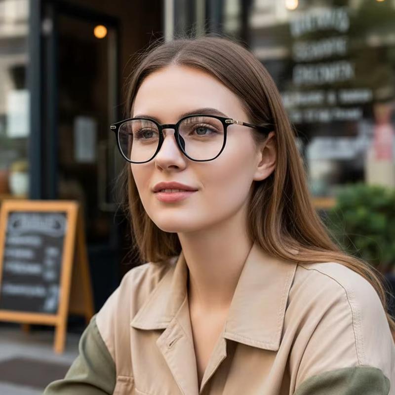 Simple And Fashionable Square-shaped Eyeglass Frames With Blue Light Protection Function8110