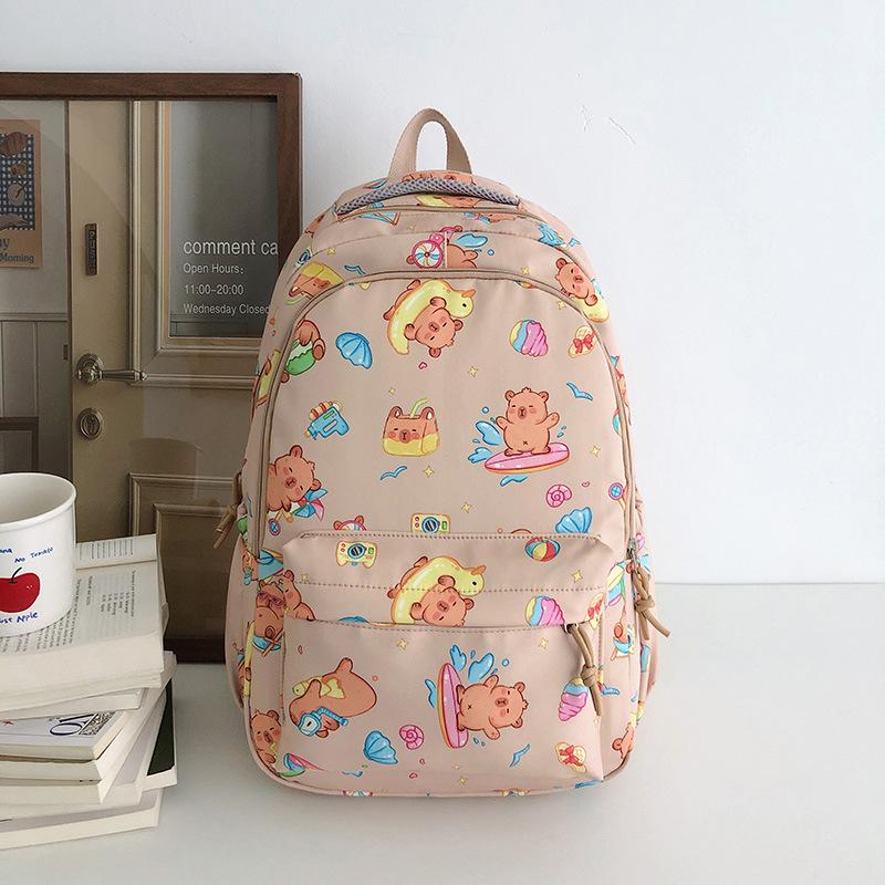 Secondary school bag cute backpack fashionable girl heart primary school backpack