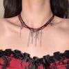 Cross Tassel Old Punk Rock Style Retro Court Style Light Luxury Niche High-end Versatile Bracelet Jewelry