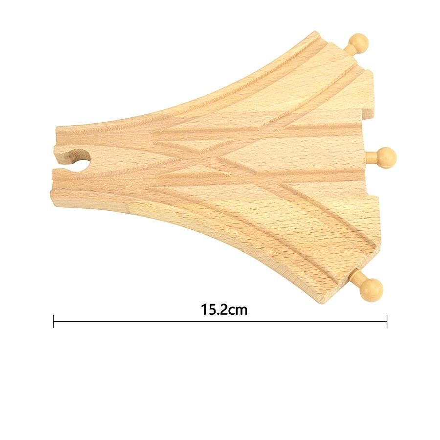 Kinds Of Wooden Track Accessories Beech Wood Railway Train Track Connector Toys Fit Biro All Brands Wooden Tracks Lights Toys