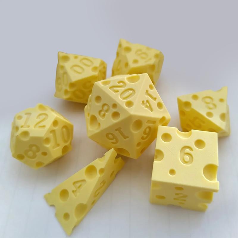 Käsewürfel Tragbar Käse Kreativ Brettspiel Zubehör Würfelbox Set Miniatur Bequem zu tragen