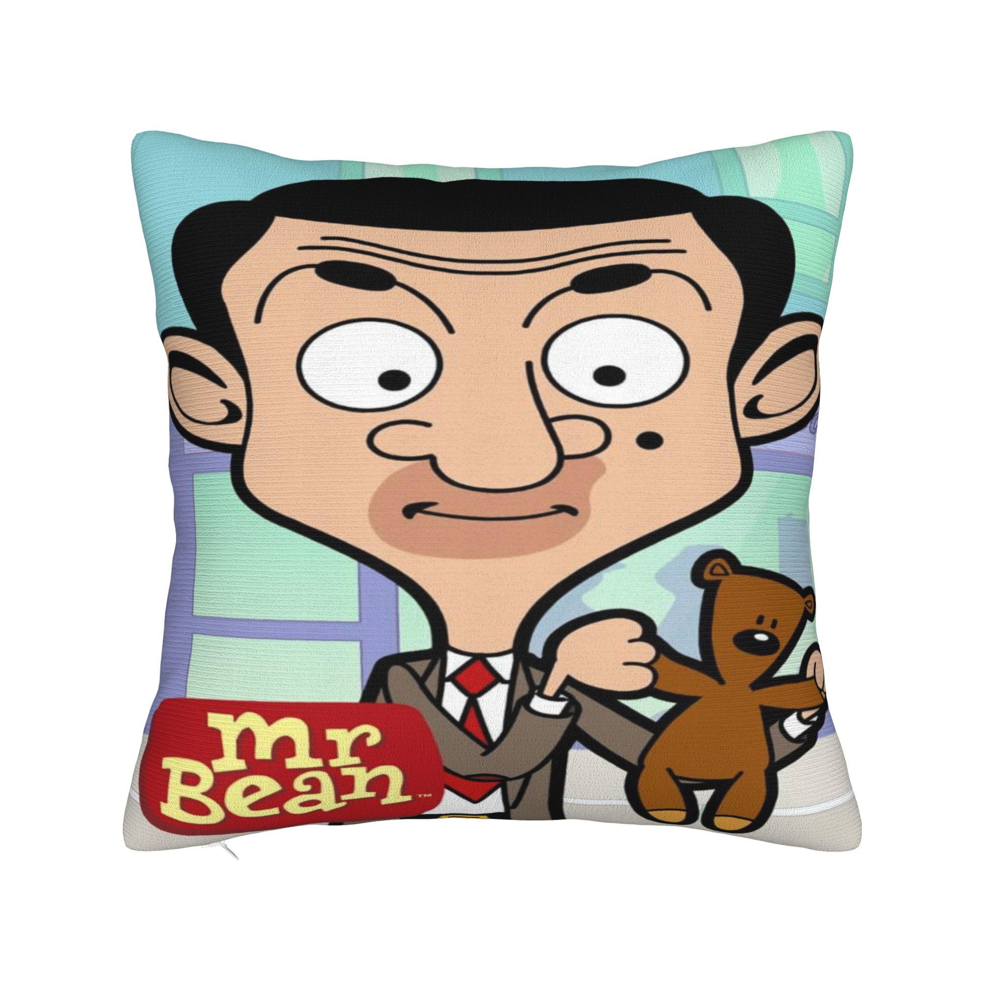 

mrbeanes Pillowcase Accessories Soft Cushion Cover Throw Pillow Cover Car Decorations Square Multiple Sizes 20x20in 50X50cm