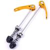 1 Paar Fahrrad Radnaben Schnellspanner (Vorne hinten)  Aluminiumlegierung Schnellspannbolzen Hebel Achse Glatter Nockenmechanismus Hebel