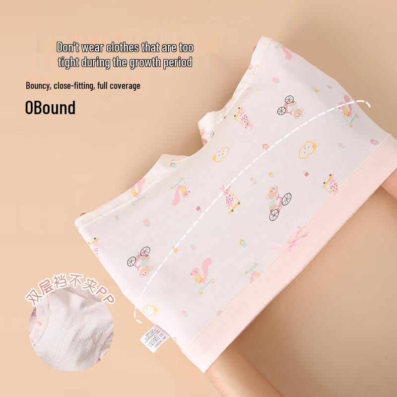 LangSha Girls' Cotton Cartoon Boxer Briefs