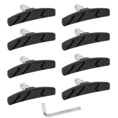 4 Pairs 70mm Bike Brake Pads with Allen Wrench Road Bike Brake Pads  City Bike