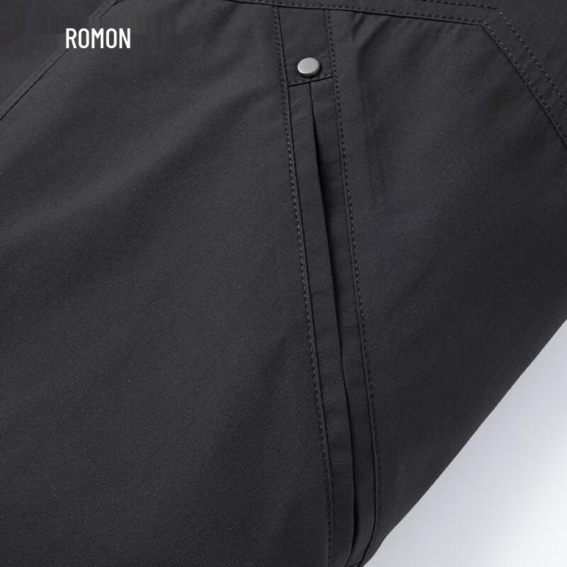 ROMON Men's Hooded Windproof Wrinkle-Resistant Jacket