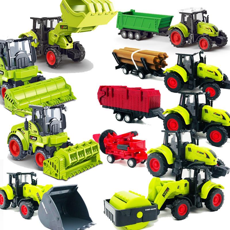 1 Pcs Dump Truck Crane Engineering Inertia Car Toy Inertial Gliding City Construction Excavator Models Manual Skills Development
