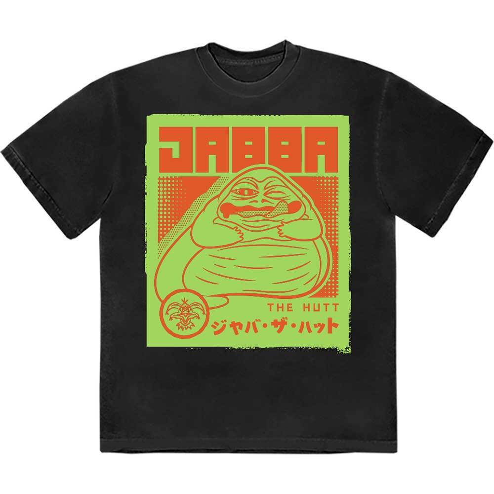 Star Wars Jabba Japanese T-Shirt Black New Unisex T-Shirt XL