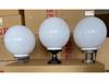 LED Waterproof Outdoor Post Light with Acrylic Spherical Shade