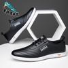 New Round Head Men's Casual Shoes Business Trendy Men's Cow Single Shoes Little White Shoes Leather Shoes Factory Leather Shoes