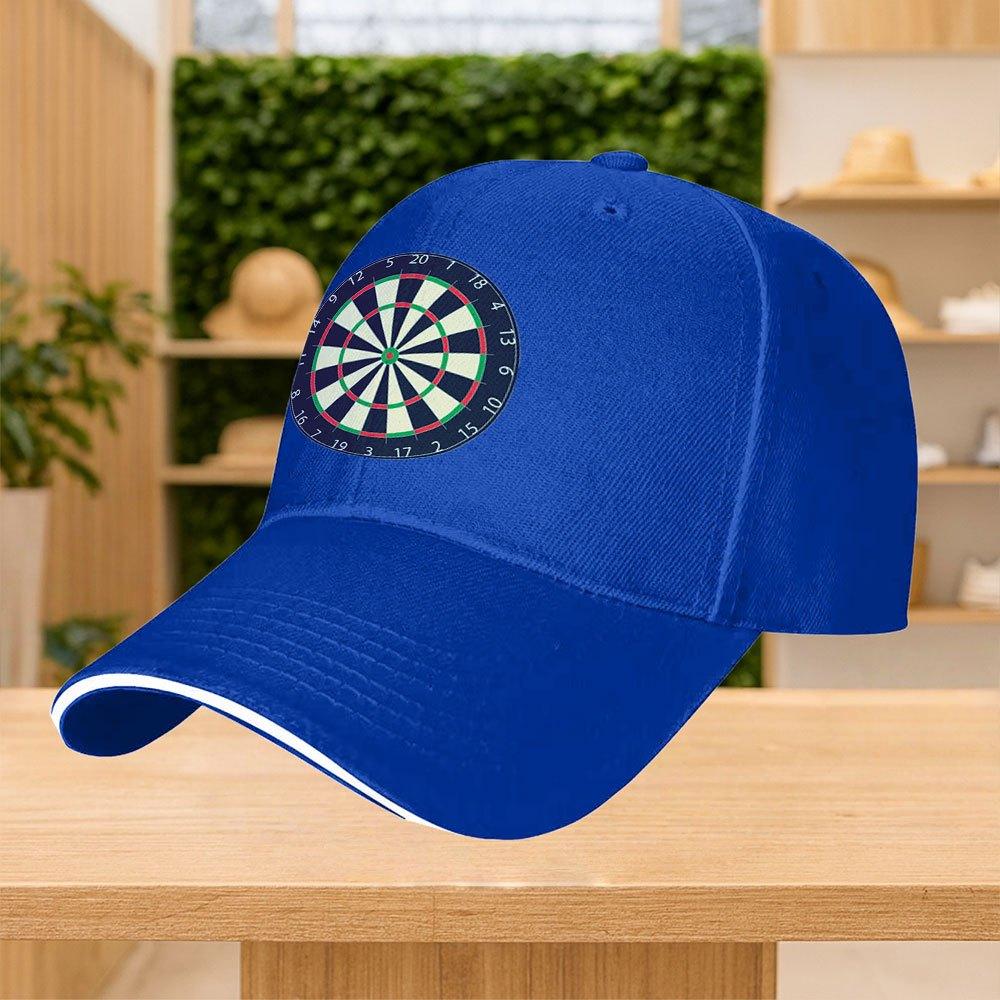Dartboard Printed Adjustable Baseball Cap Unisex Multiple Colors Casual Street Sports Party Cap