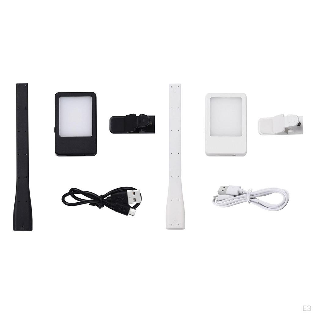 Clip on Book Flexible Mini Light, Rechargeable Reading Light Lamp for Women Men