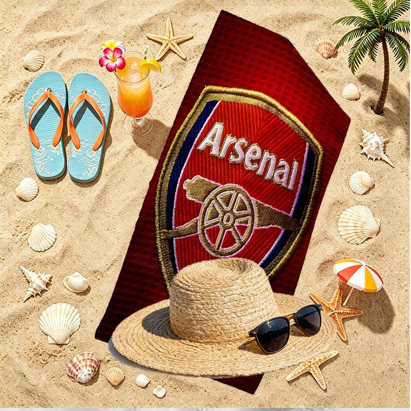 Football team.C Print Beach Towel, Versatile Lightweight Absorbent Beach Towel for Pool Surf Yoga Bathroom, Perfect Birthday Holiday Gift