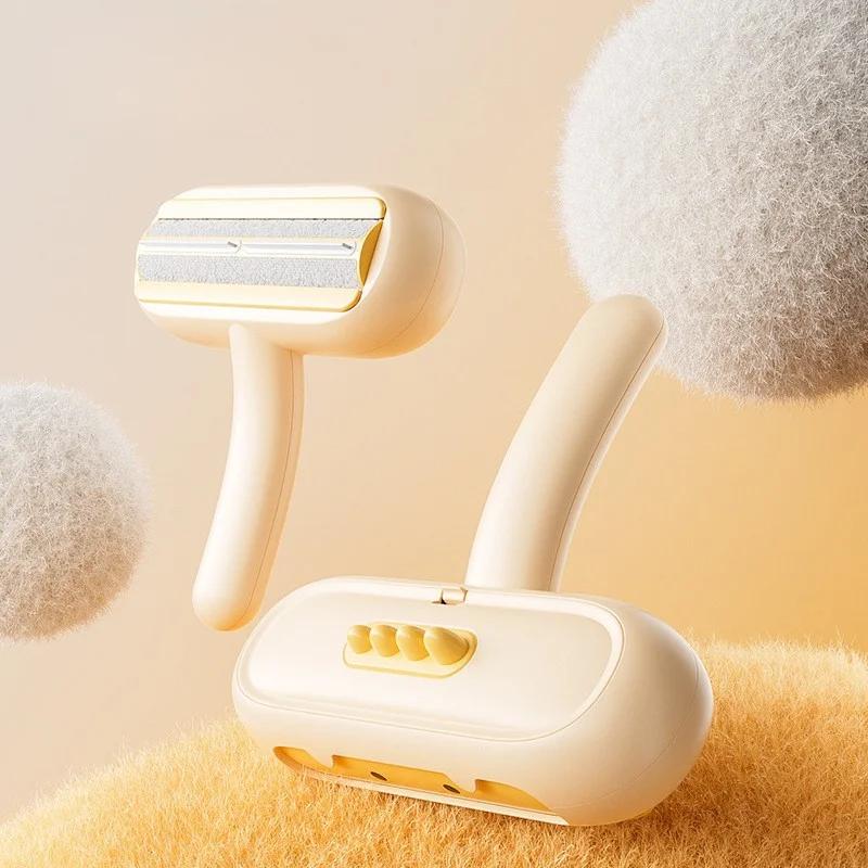 

Ролик для удаления шерсти домашних животных Удобная чистка для кошек, щетка для чистки шерсти, щетка для чистки мебели, диванов, одежды жёлтый