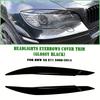 Front Headlights Eyebrows Cover for BMW X6 E71 2008-2014 ABS Eyelids Headlamp Trim Modern Car AccessoryHeadlight Cover