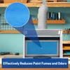 2pcs Double Layer Paint Booth Filter Exhaust System Airbrush Booth Filter  For Painting Craft