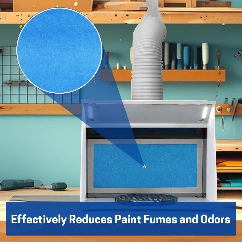 2pcs Double Layer Paint Booth Filter Exhaust System Airbrush Booth Filter  For Painting Craft