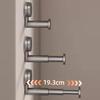 Hanger Storage Rack No-Drill Suction Cup Installation,Folding Rack Retractable Adjustable Length Home Use Hanger,Container