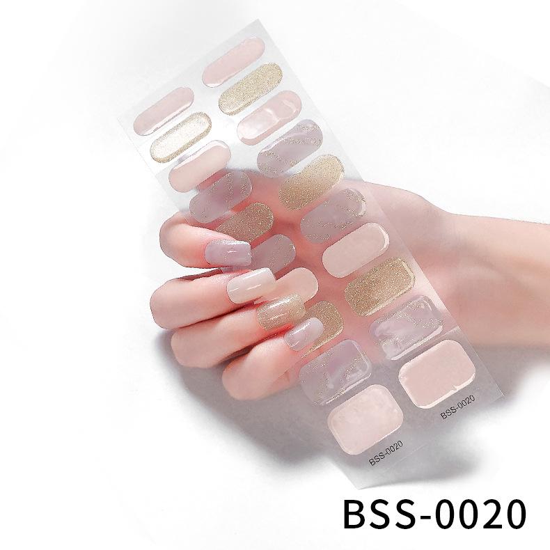 Gel Manicure Stickers Semi-cured Nail Stickers Manicure Stickers