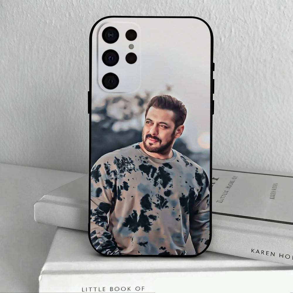 

Indian Actor S-Salman K-Khan Phone Case For Samsung S25,24,23,22,30,21,10,9,Ultra,Plus,Lite,FE,4,5 G Soft Black Case Samsung S21plus