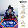 1pc, Disney Pixar Onward Merchandise: Blue Home Decor Blanket Perfect for Couch, Bedroom, Living Room, Travel, Camping