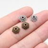 Small Bead Cap Spacer End Caps Antique Bronze Zinc Alloy Jewelry Making Craft Part As DIY Bead Cap