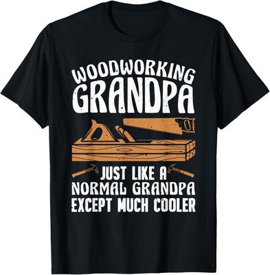 T-shirt Unisexe Drôle Menuiserie Pour Menuisier Papy Papa Hommes Cadeau
