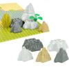 MOC Roccia Pannello Roccioso Montagna Fai da Te Serie Città Vista Strada Giocattolo Mattoncini Si Adatta Per 23996 Assembla Particelle Giocattoli Giocattoli