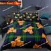 Set da letto con motivo orsacchiotto semplice copriletto federa cartone animato tessile per la casa decorazione camera da letto bambini adulti