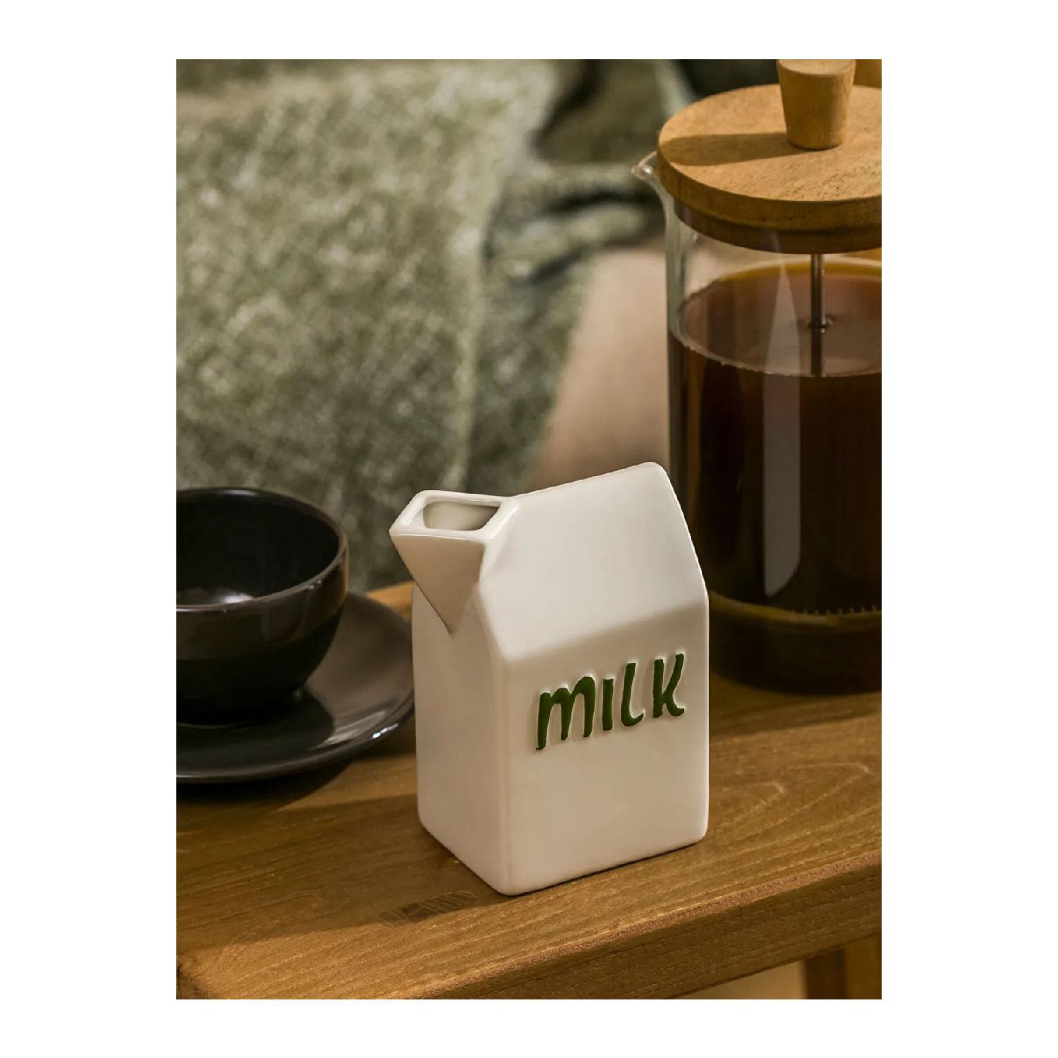 

Lcw Home White Printed Ceramic Milk Jug