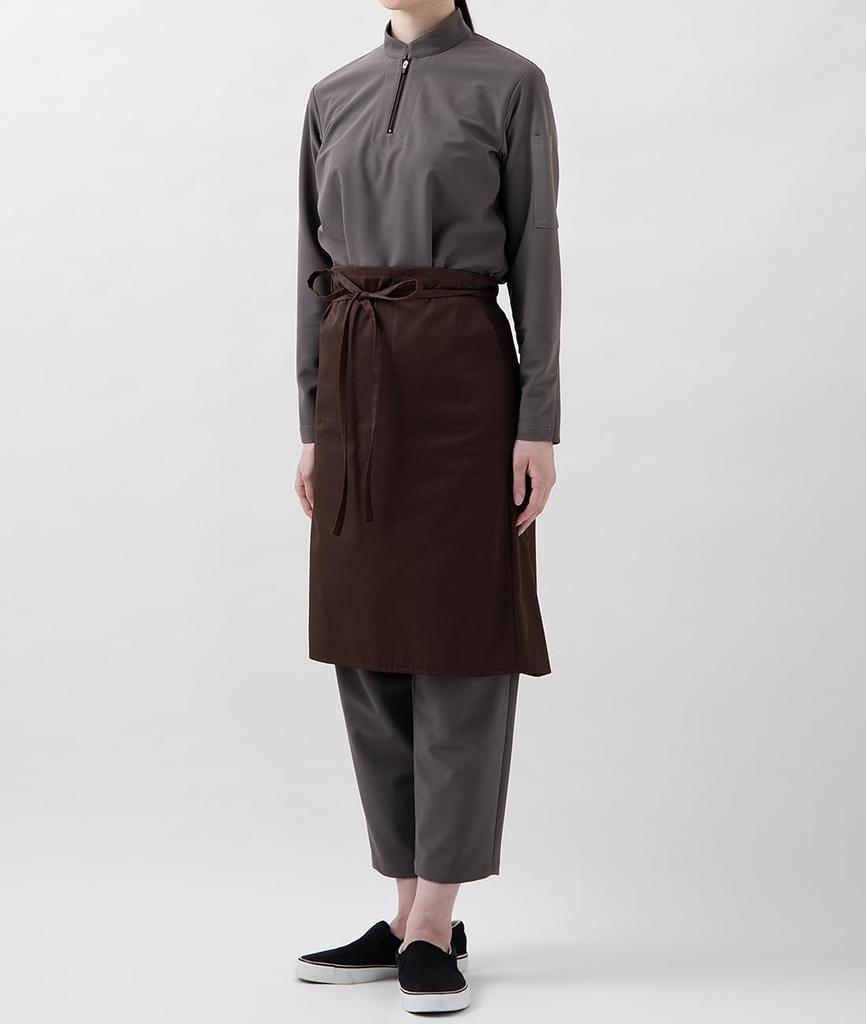 Seven Uniform ET3409-1 Navy One-Size Below-the-Waist Apron, Antibacterial, Odor-Resistant, Water-Repellent, and Oil-Repellent