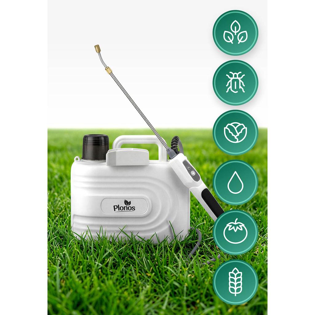Battery-Powered Pressure Sprayer 5L With Adjustable Nozzle Plonos Pl-608
