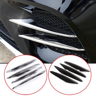 ABS Chrome Air Intake Grille Strips Trim Car Accessories For GLC Class X253 GLC260 GLC300 2017-2019 Car 4Pcs